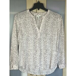 JOIE pink silk blouse Top Sz S Boho Career Party Beach Resort Quiet Luxury